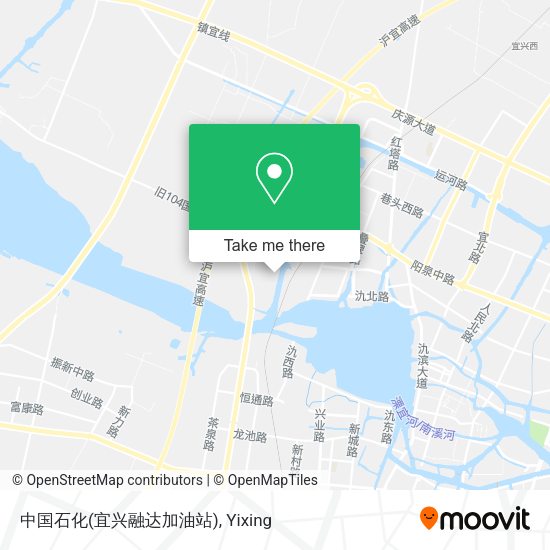 中国石化(宜兴融达加油站) map