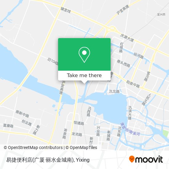 易捷便利店(广厦·丽水金城南) map