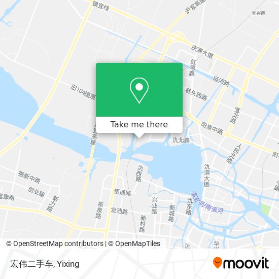 宏伟二手车 map