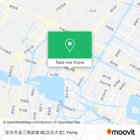 宜兴市金三角副食城(氿滨大道) map