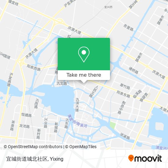 宜城街道城北社区 map