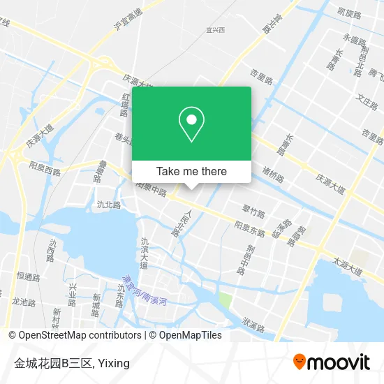 金城花园B三区 map