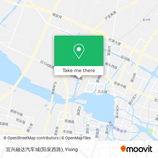 宜兴融达汽车城(阳泉西路) map