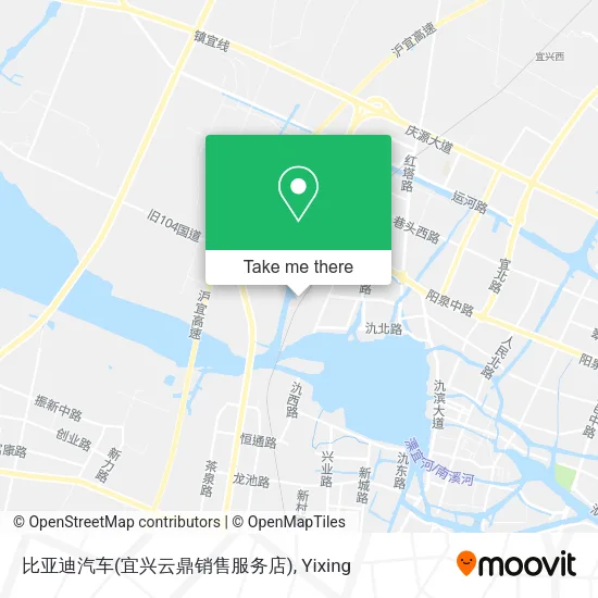 比亚迪汽车(宜兴云鼎销售服务店) map