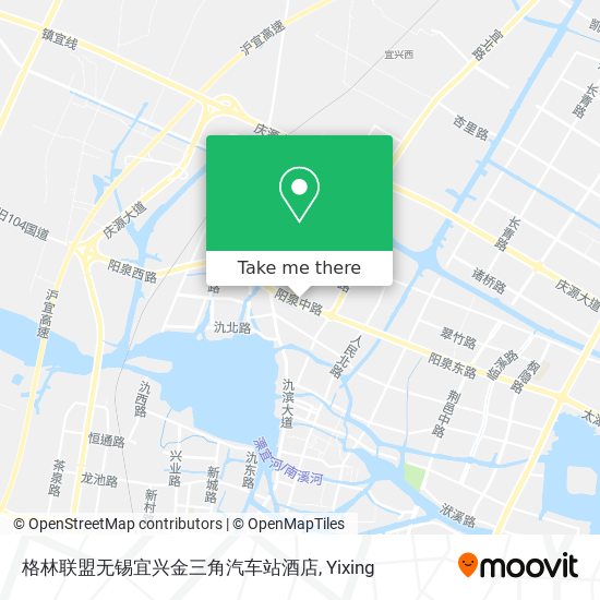 格林联盟无锡宜兴金三角汽车站酒店 map