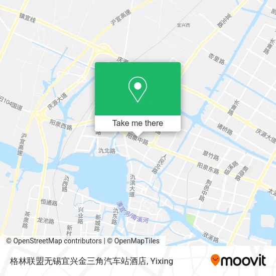 格林联盟无锡宜兴金三角汽车站酒店 map