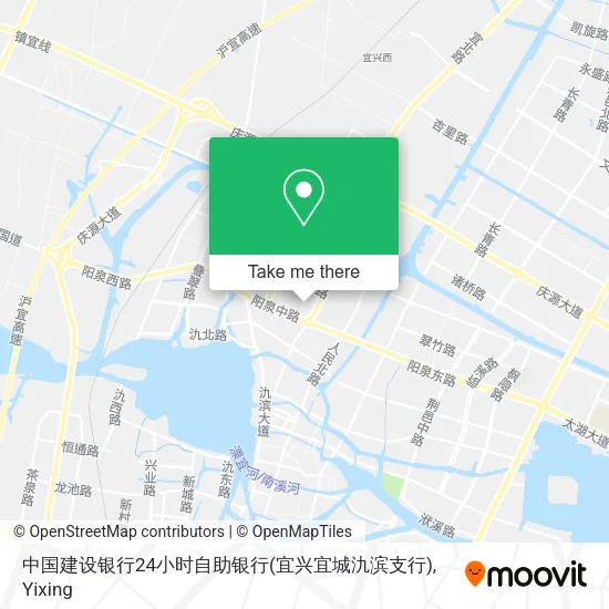 中国建设银行24小时自助银行(宜兴宜城氿滨支行) map