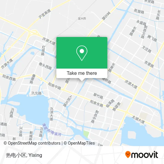 热电小区 map