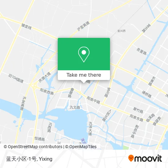 蓝天小区-1号 map