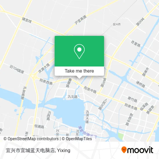 宜兴市宜城蓝天电脑店 map