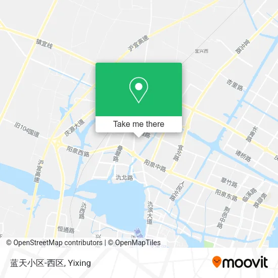 蓝天小区-西区 map