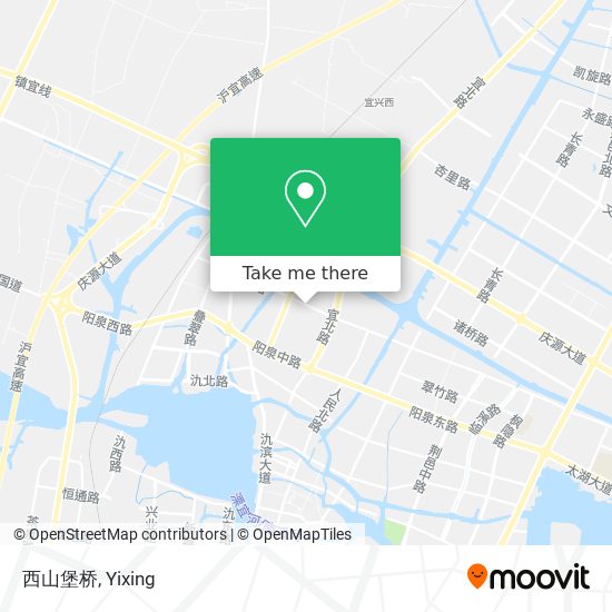 西山堡桥 map