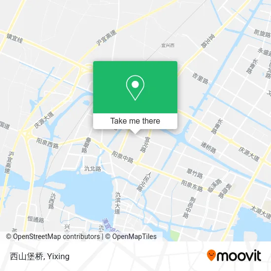 西山堡桥 map