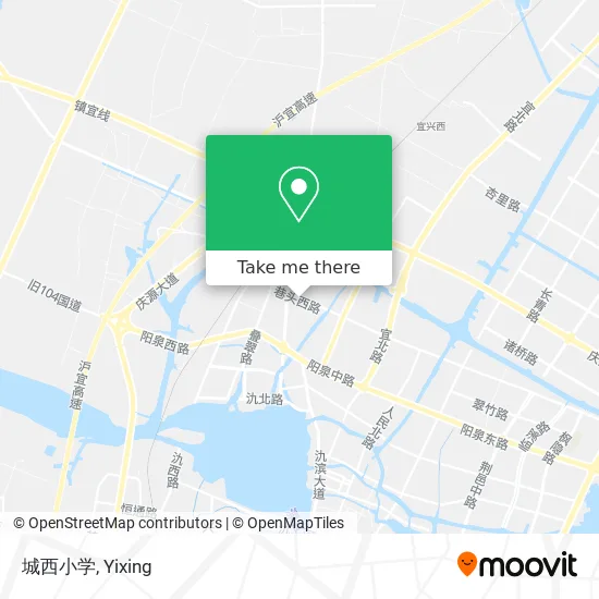 城西小学 map