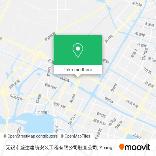 无锡市盛达建筑安装工程有限公司驻宜公司 map