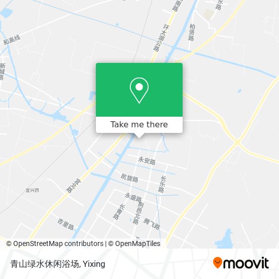 青山绿水休闲浴场 map