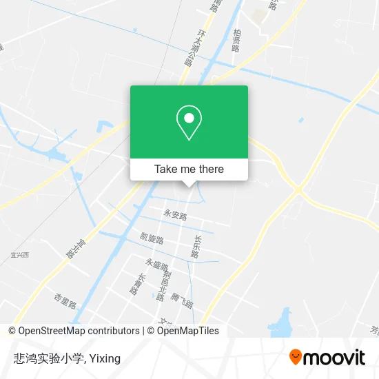 悲鸿实验小学 map