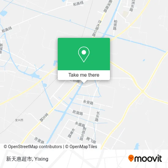 新天惠超市 map