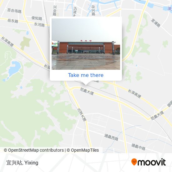 宜兴站 map