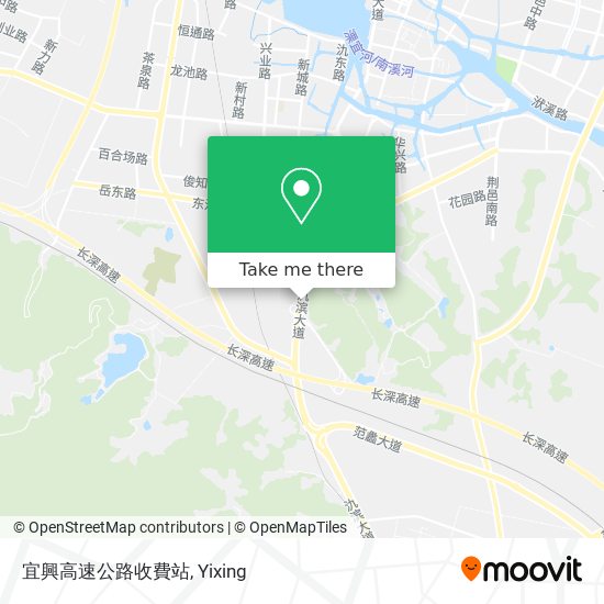 宜興高速公路收費站 map