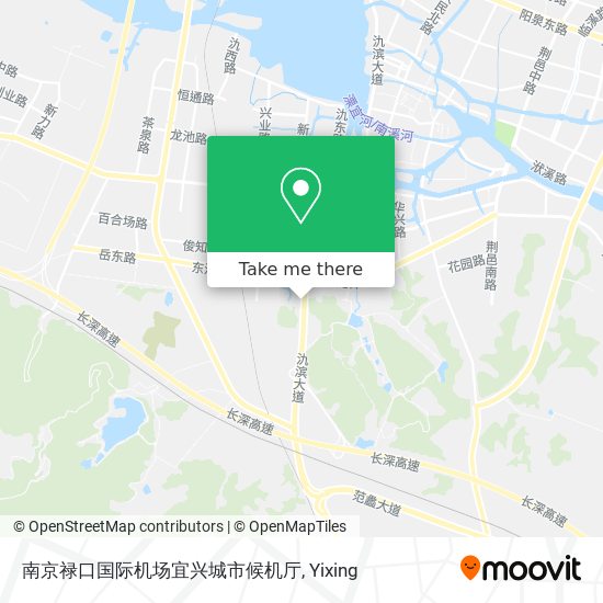 南京禄口国际机场宜兴城市候机厅 map