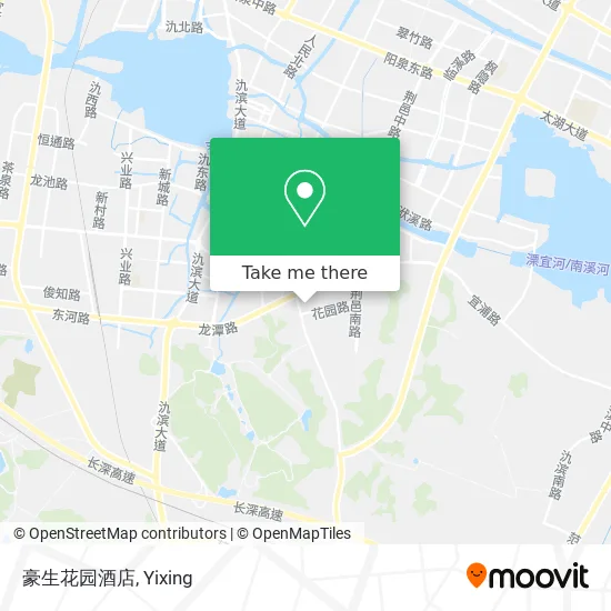 豪生花园酒店 map