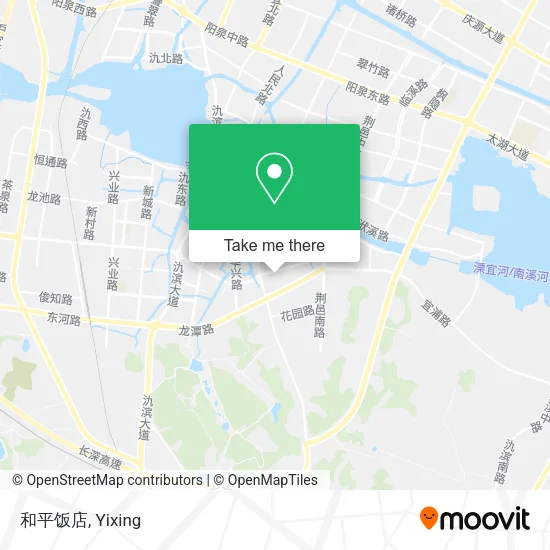 和平饭店 map