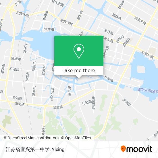 江苏省宜兴第一中学 map