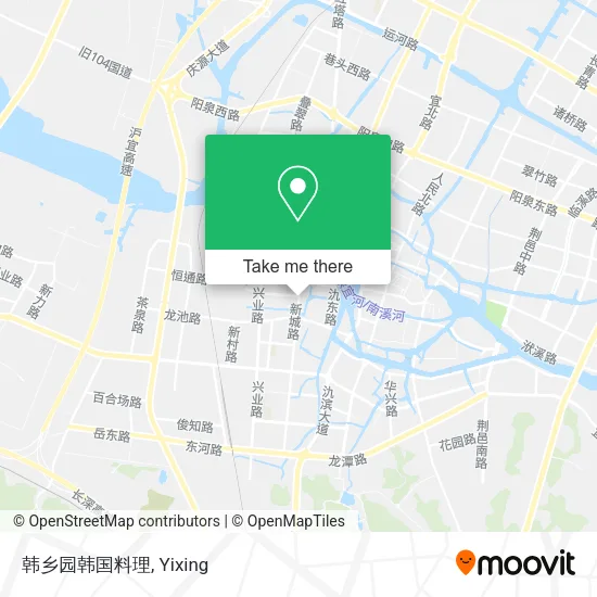 韩乡园韩国料理 map