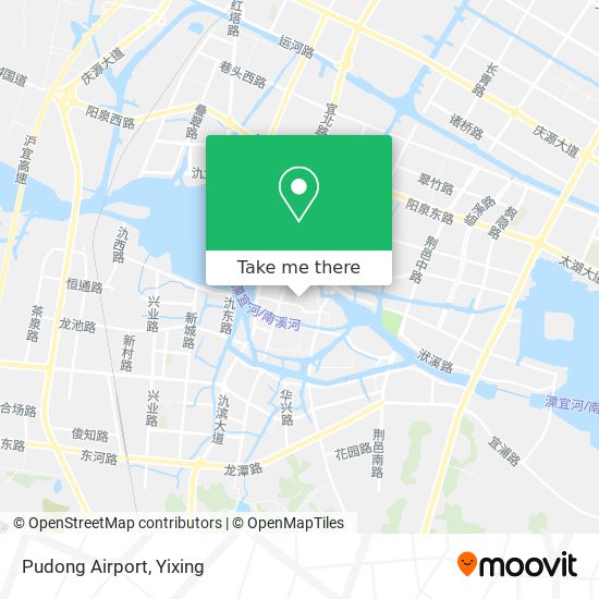 Pudong Airport map