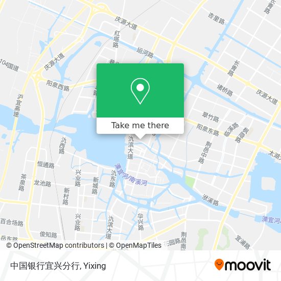 中国银行宜兴分行 map