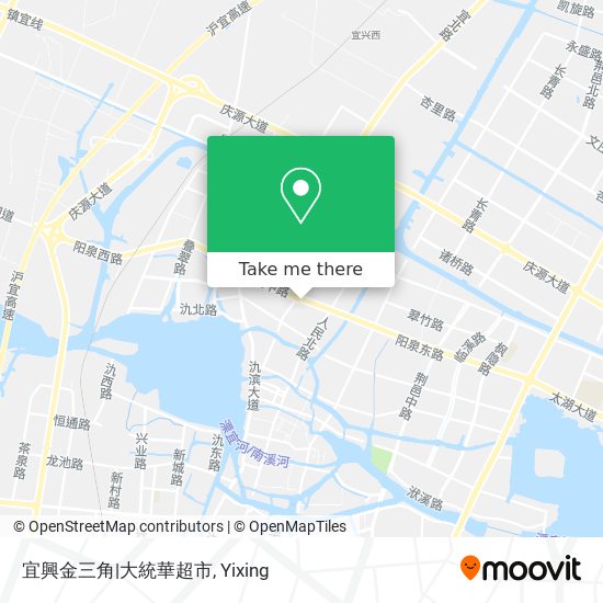 宜興金三角|大統華超市 map