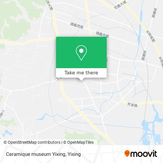 Ceramique museum Yixing map
