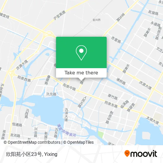 欣阳苑小区23号 map