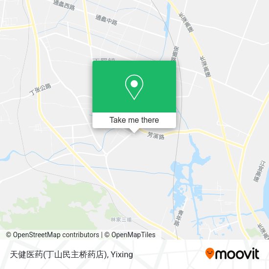 天健医药(丁山民主桥药店) map