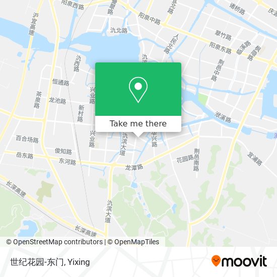世纪花园-东门 map