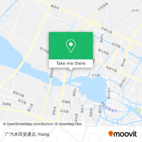 广汽本田昊通店 map