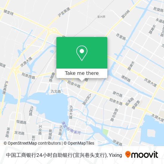 中国工商银行24小时自助银行(宜兴巷头支行) map