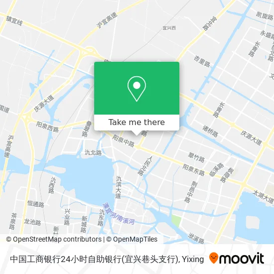 中国工商银行24小时自助银行(宜兴巷头支行) map