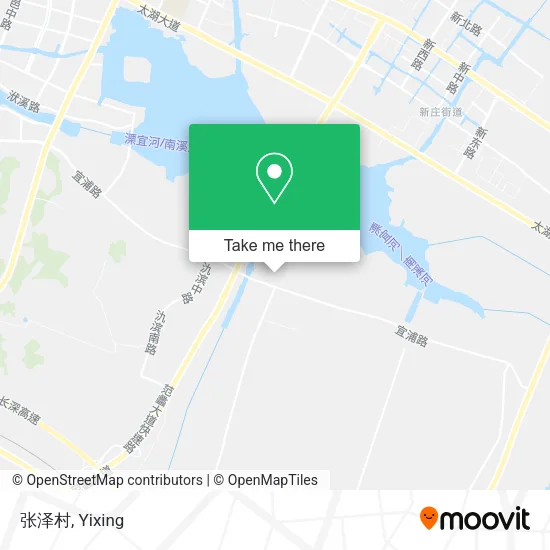 张泽村 map