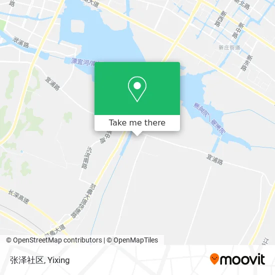 张泽社区 map