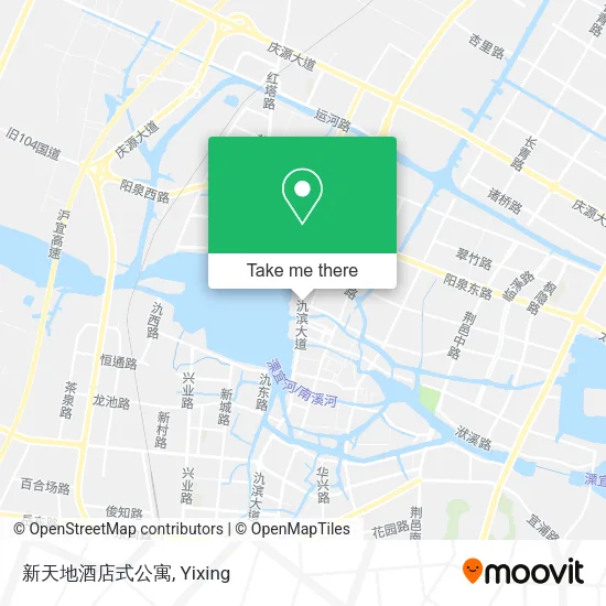 新天地酒店式公寓 map