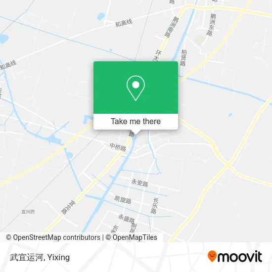 武宜运河 map