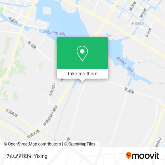 为民酸辣粉 map