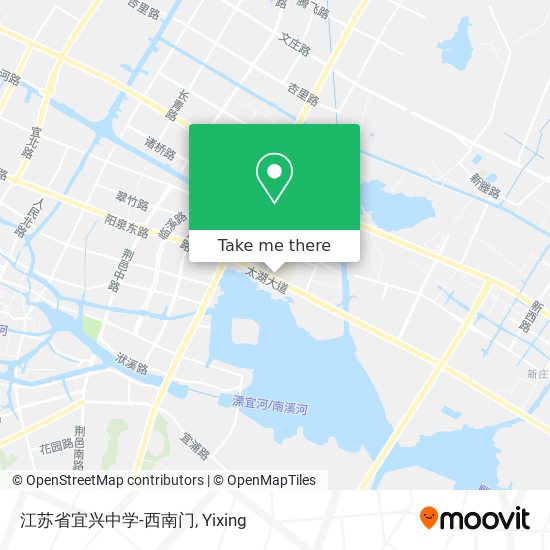 江苏省宜兴中学-西南门 map