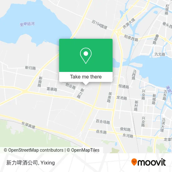 新力啤酒公司 map