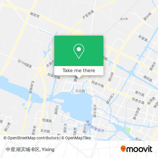 中星湖滨城-B区 map