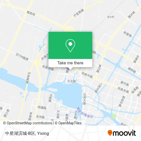 中星湖滨城-B区 map