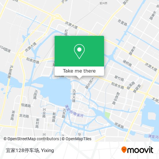 宜家128停车场 map