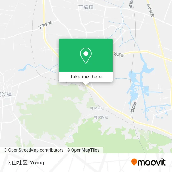 南山社区 map